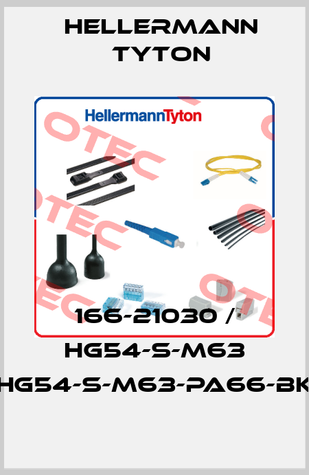 166-21030 / HG54-S-M63 (HG54-S-M63-PA66-BK) Hellermann Tyton