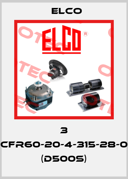 3 CFR60-20-4-315-28-0 (D500S) Elco