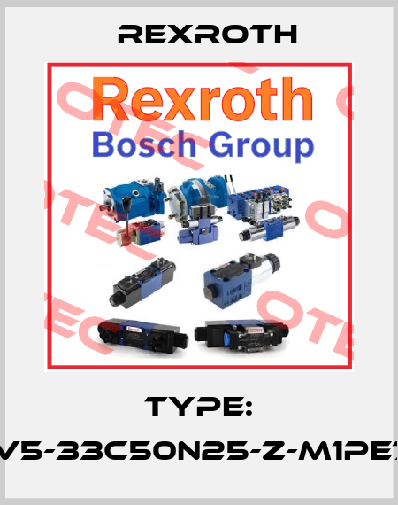 Type: KBDGV5-33C50N25-Z-M1PE7-H710 Rexroth