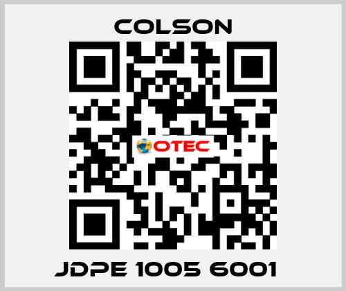 JDPE 1005 6001   Colson