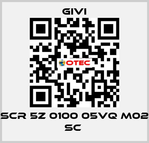 SCR 5Z 0100 05VQ M02 SC  Givi