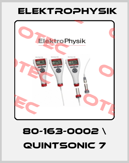80-163-0002 \ QuintSonic 7 ElektroPhysik