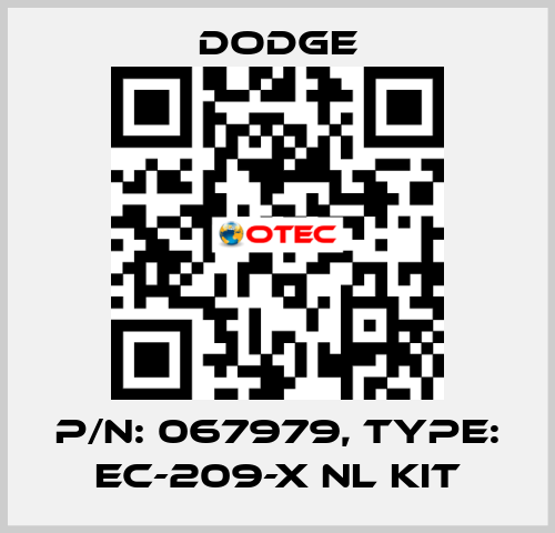 p/n: 067979, Type: EC-209-X NL KIT Dodge