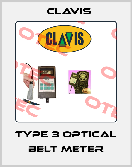 Type 3 Optical Belt Meter Clavis