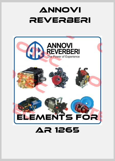 elements for AR 1265 Annovi Reverberi