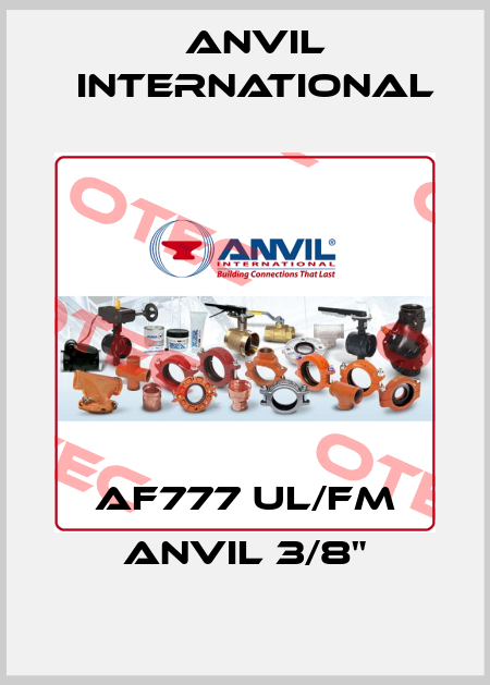 AF777 UL/FM Anvil 3/8" Anvil International