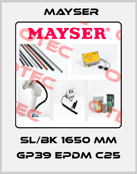 SL/BK 1650 mm GP39 EPDM C25 Mayser