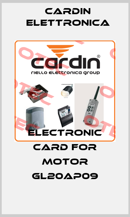 electronic card for motor GL20AP09 Cardin Elettronica