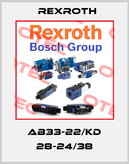 AB33-22/KD 28-24/38 Rexroth