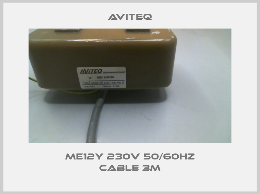 ME12Y 230V 50/60HZ Cable 3M-big