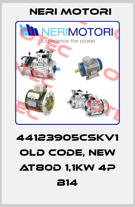 44123905CSKV1 old code, new AT80D 1,1kw 4P B14 Neri Motori
