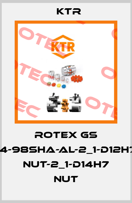 ROTEX GS 14-98ShA-AL-2_1-D12H7 Nut-2_1-D14H7 Nut KTR