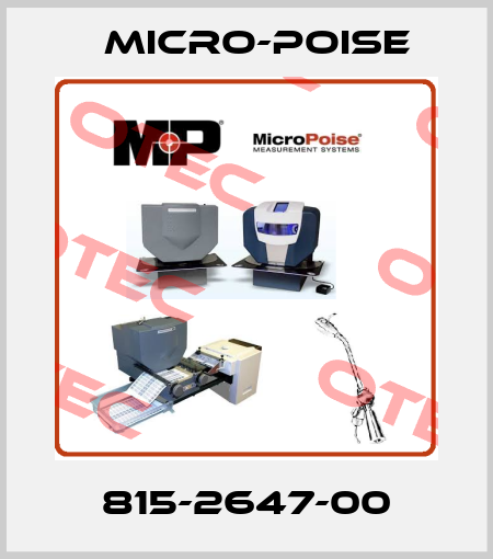 815-2647-00 Micro-Poise