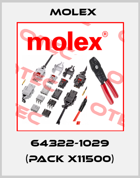 64322-1029 (pack x11500) Molex