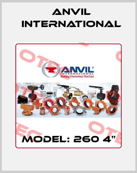 Model: 260 4" Anvil International