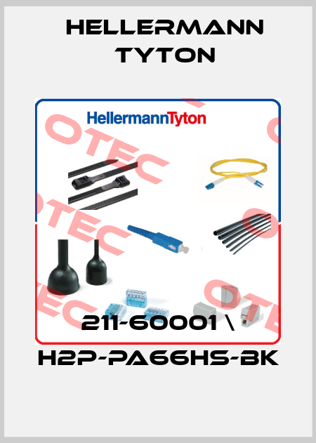 211-60001 \ H2P-PA66HS-BK Hellermann Tyton