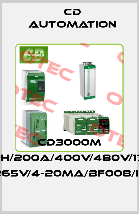 CD3000M 2PH/200A/400V/480V/170: 265V/4-20mA/BF008/IF CD AUTOMATION