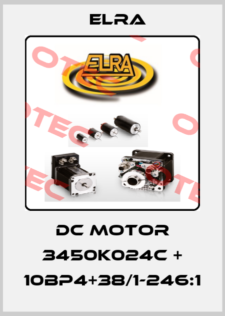 DC MOTOR 3450K024C + 10BP4+38/1-246:1 Elra
