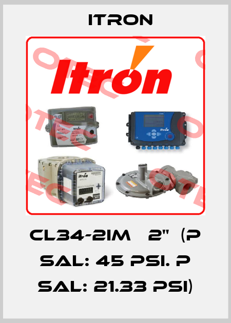 CL34-2IM   2"  (P SAL: 45 PSI. P SAL: 21.33 PSI) Itron