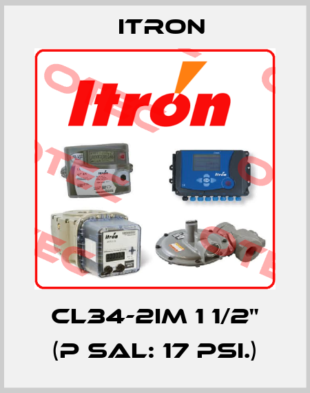 CL34-2IM 1 1/2" (P SAL: 17 PSI.) Itron