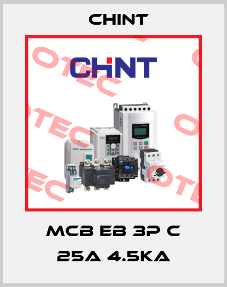 MCB EB 3P C 25A 4.5KA Chint