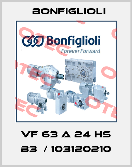 VF 63 A 24 HS B3  / 103120210 Bonfiglioli
