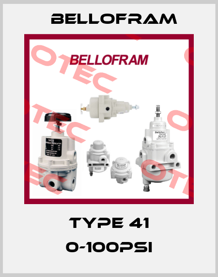 Type 41 0-100PSI Bellofram