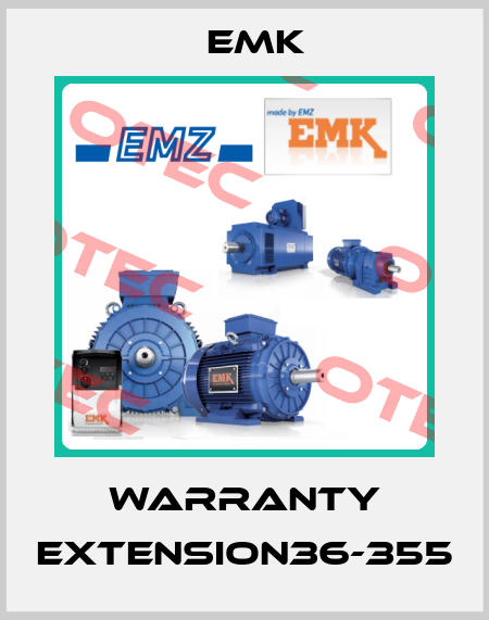 warranty extension36-355 EMK