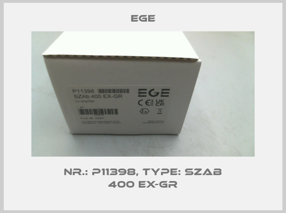 Nr.: P11398, Type: SZAb 400 Ex-GR-big