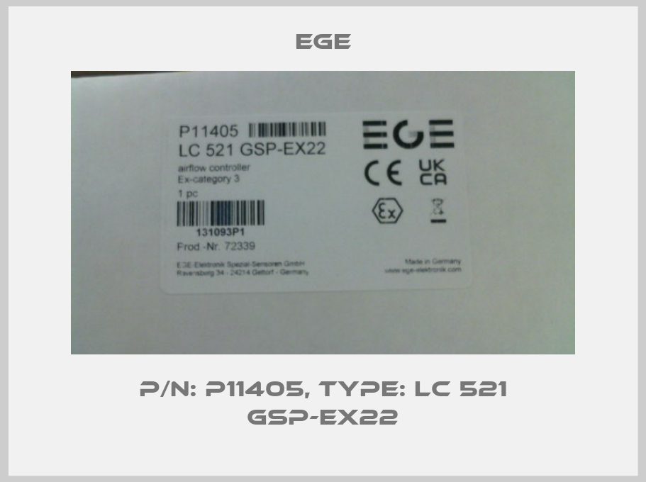 p/n: P11405, Type: LC 521 GSP-Ex22-big