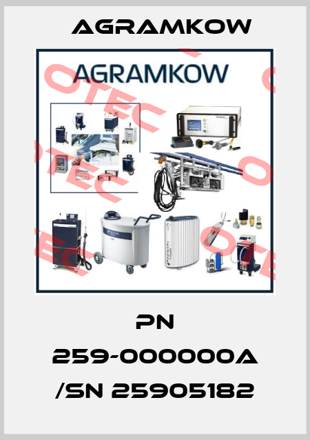PN 259-000000A /SN 25905182 Agramkow