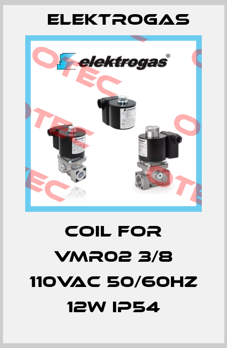 Coil for VMR02 3/8 110VAC 50/60HZ 12W IP54 Elektrogas