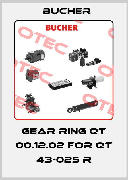 gear ring QT 00.12.02 for QT 43-025 R Bucher