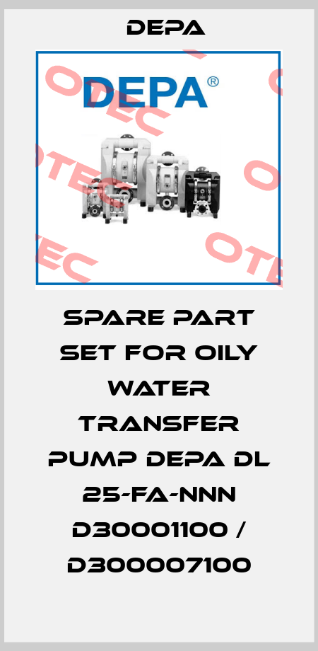 SPARE PART SET FOR OILY WATER TRANSFER PUMP DEPA DL 25-FA-NNN D30001100 / D300007100 Depa