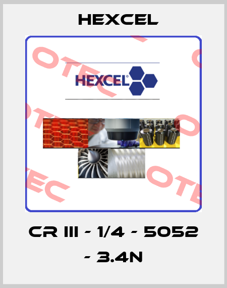 CR III - 1/4 - 5052 - 3.4N Hexcel
