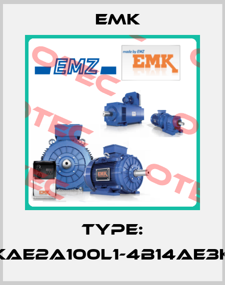 Type: KAE2A100L1-4B14AE3K EMK