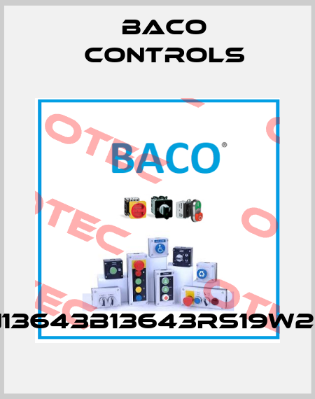 N13643B13643RS19W27 Baco Controls