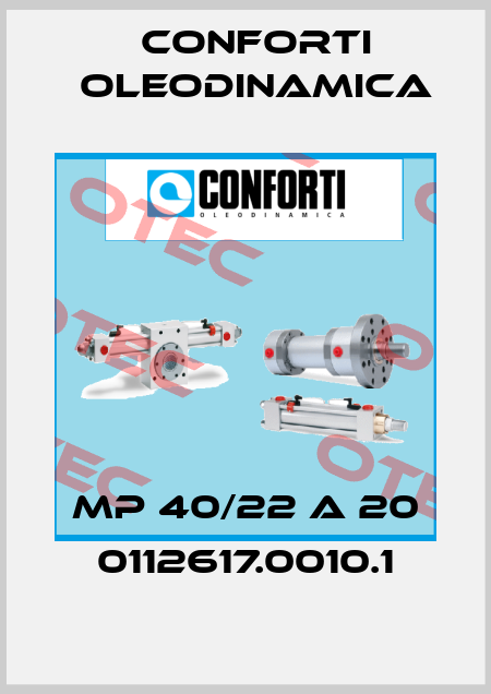MP 40/22 A 20 0112617.0010.1 Conforti Oleodinamica