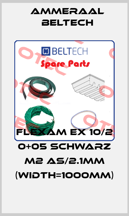 Flexam EX 10/2 0+05 schwarz M2 AS/2.1mm (width=1000mm) Ammeraal Beltech