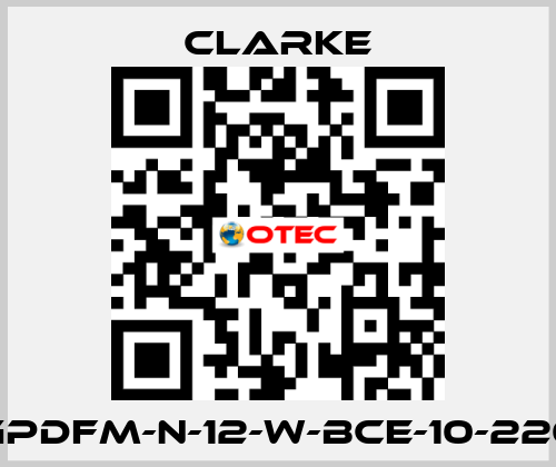 GPDFM-N-12-W-BCE-10-220 Clarke