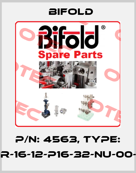 P/N: 4563, Type: SPR-16-12-P16-32-NU-00-AL Bifold
