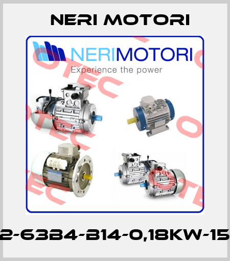 HE2-63B4-B14-0,18kW-1500 Neri Motori