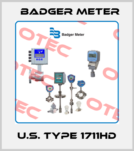 U.S. Type 1711HD Badger Meter