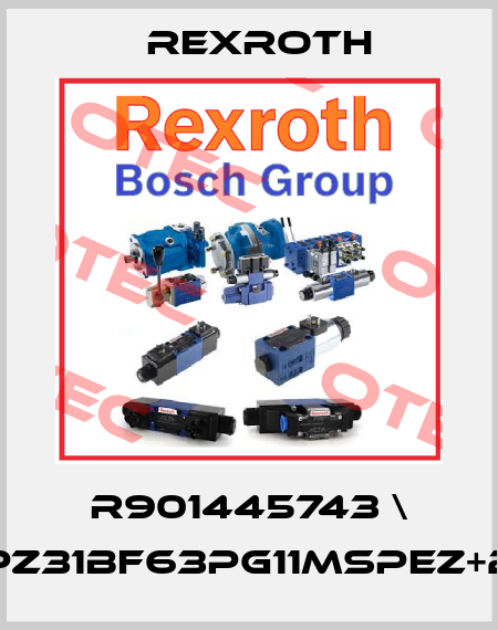 R901445743 \ 7PZ31BF63PG11MSPEZ+2& Rexroth