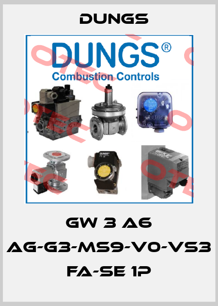 GW 3 A6 AG-G3-MS9-V0-VS3 FA-SE 1P Dungs