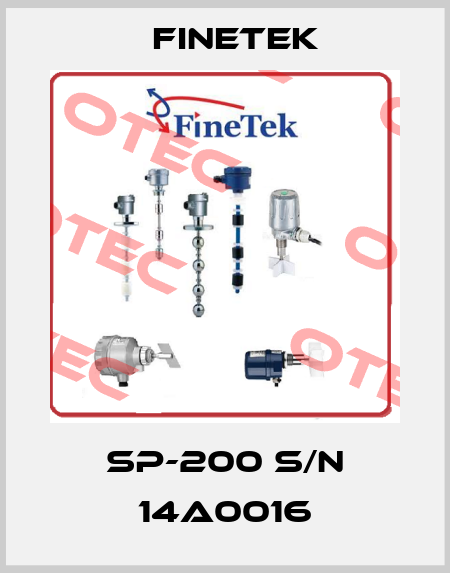 SP-200 S/N 14A0016 Finetek