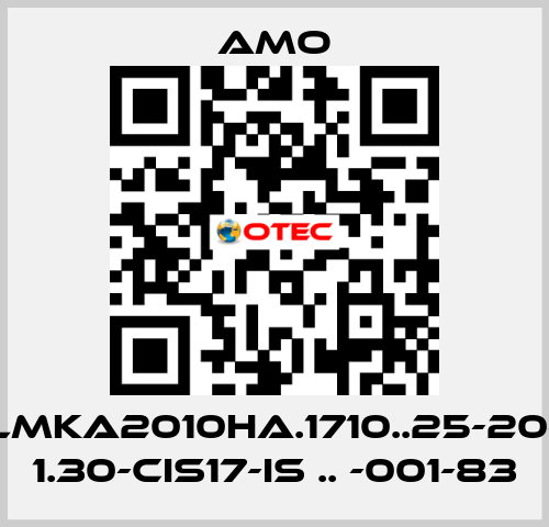 LMKA2010HA.1710..25-20- 1.30-CIS17-IS .. -001-83 Amo