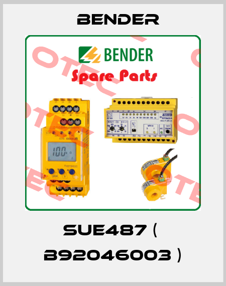 SUE487 (  B92046003 ) Bender