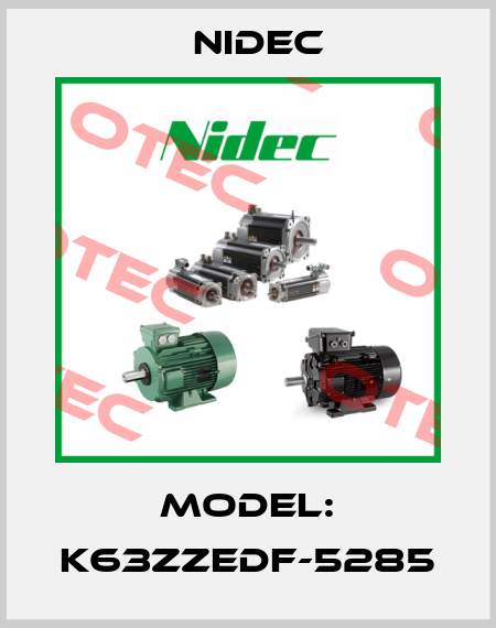 Model: K63ZZEDF-5285 Nidec