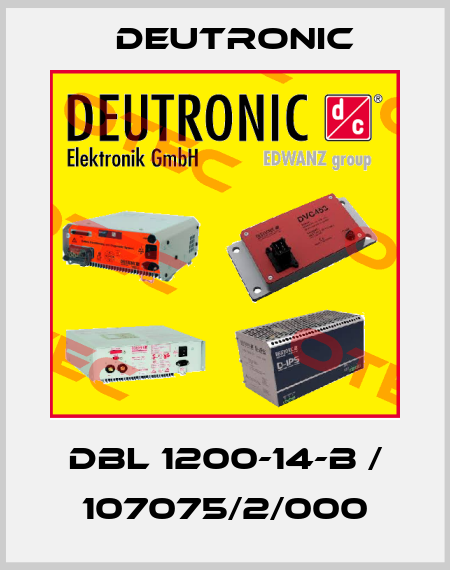 DBL 1200-14-B / 107075/2/000 Deutronic